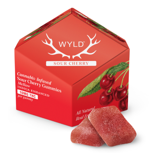 Wyld Cannabis Infused Gummies | 10mg THC | Sour Cherry (Indica)